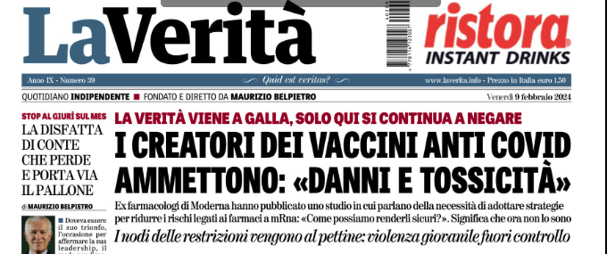 Vaccini COVID DANNI E TOSSICITA'